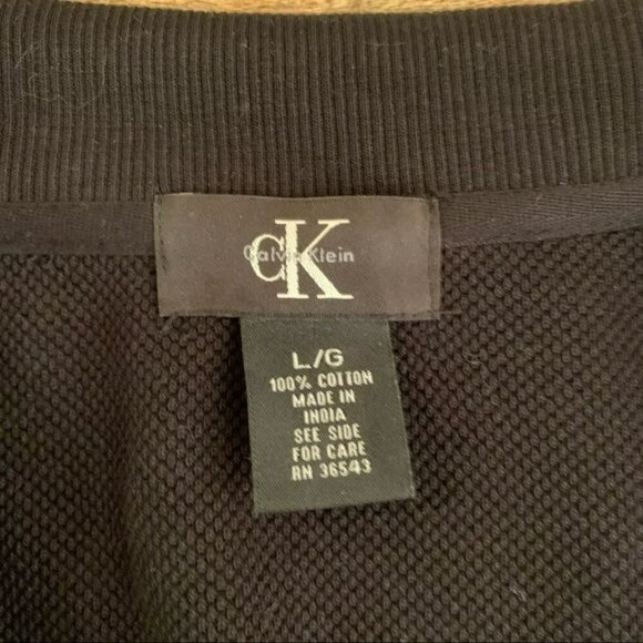 Calvin Klein men’s full zip lightweight jacket in black - L - Picture 6 of 8